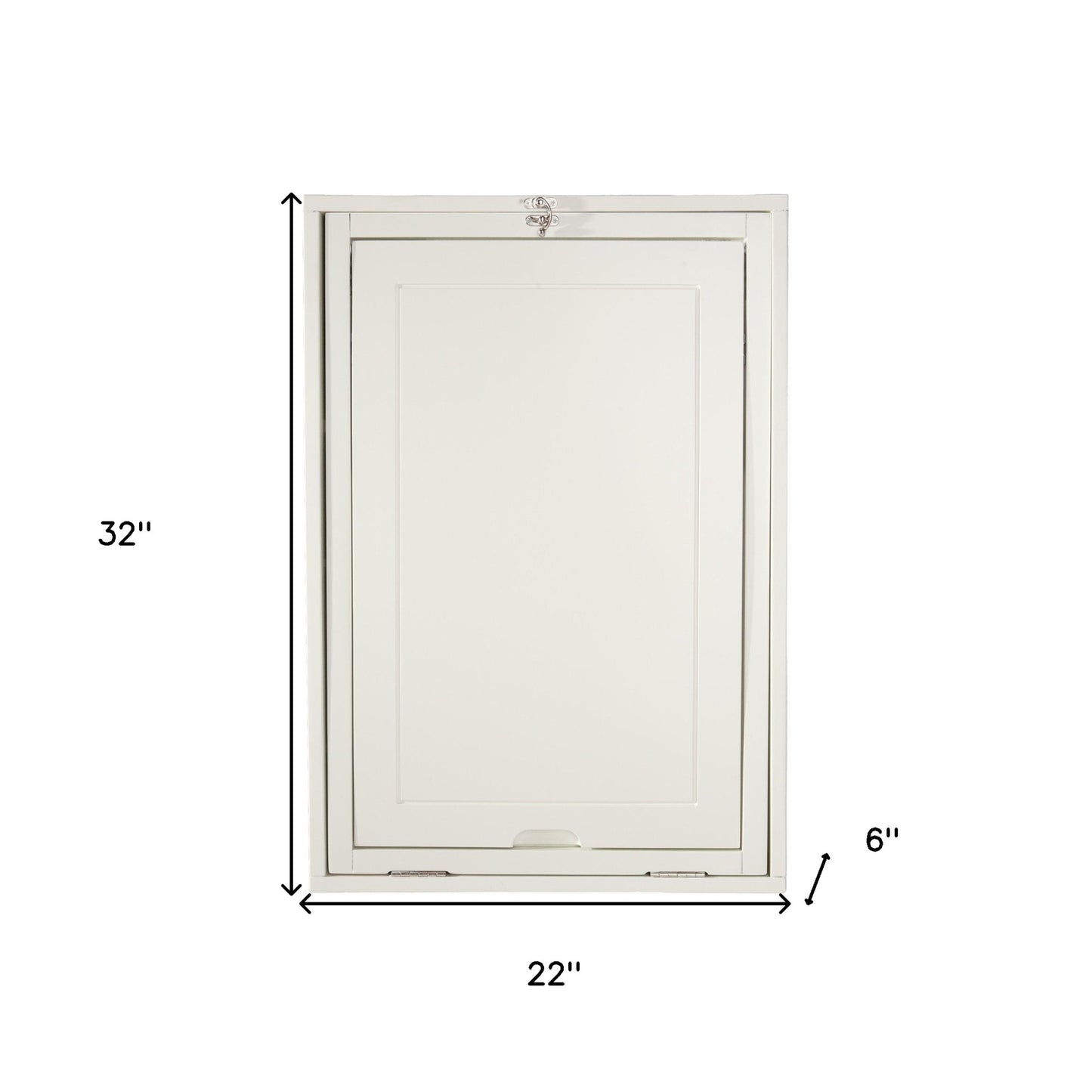 22" Off White Secretary Desk