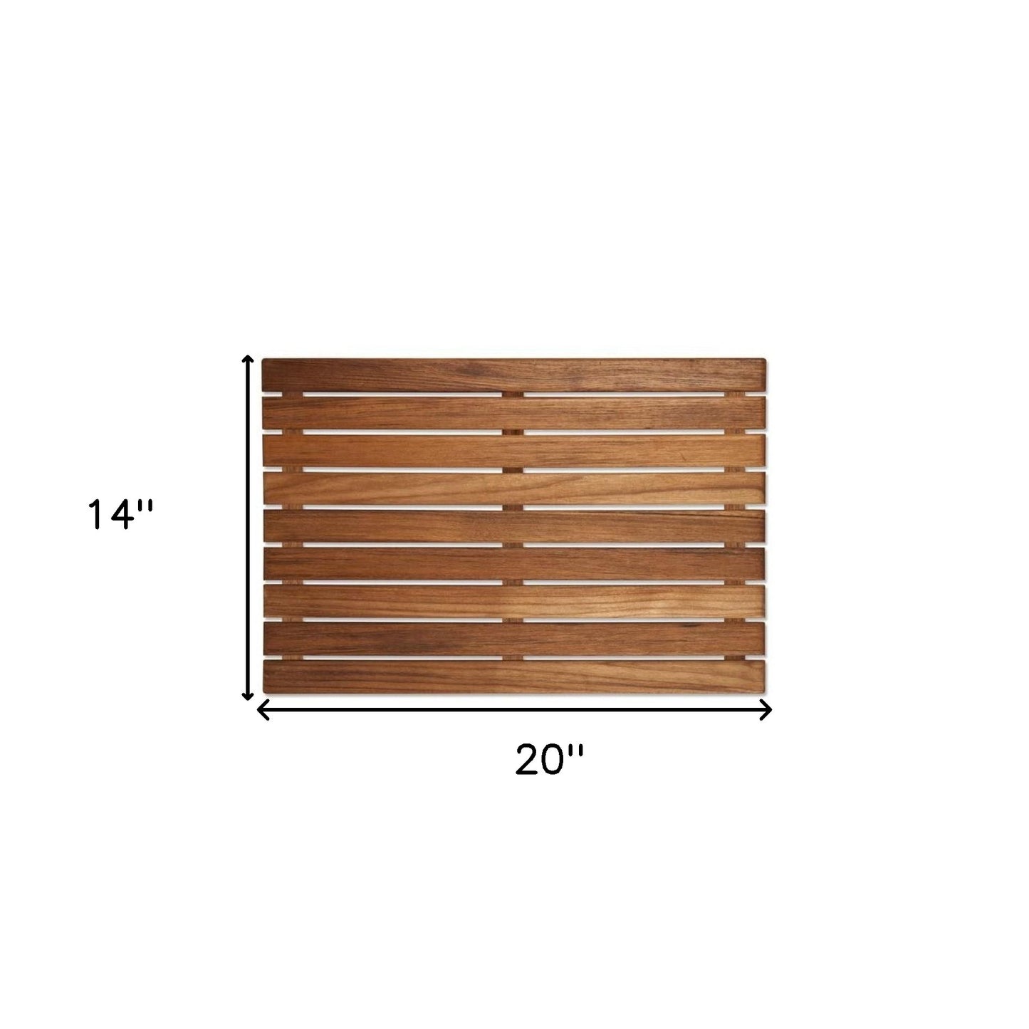 20" Grand Resort Teak Shower Bath Mat