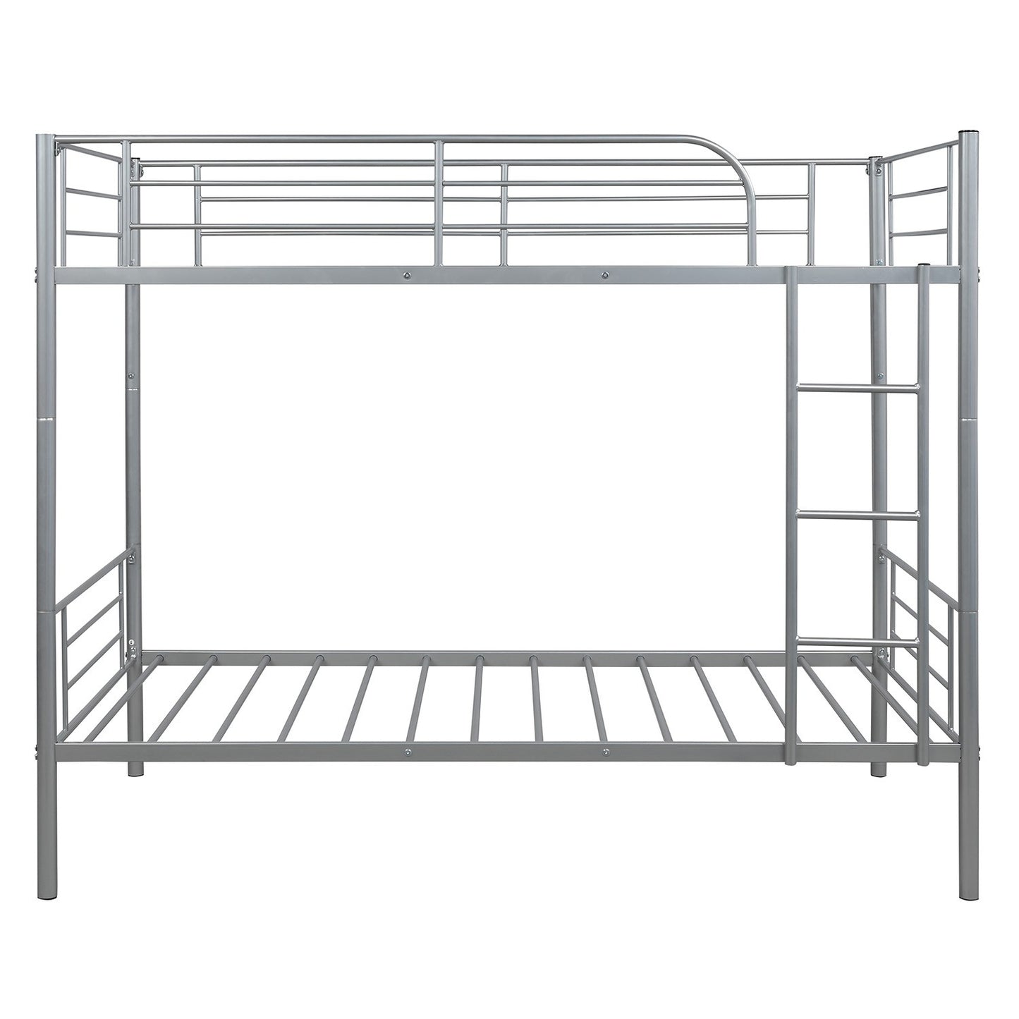 Silver Twin Over Twin Separable Bunk Bed