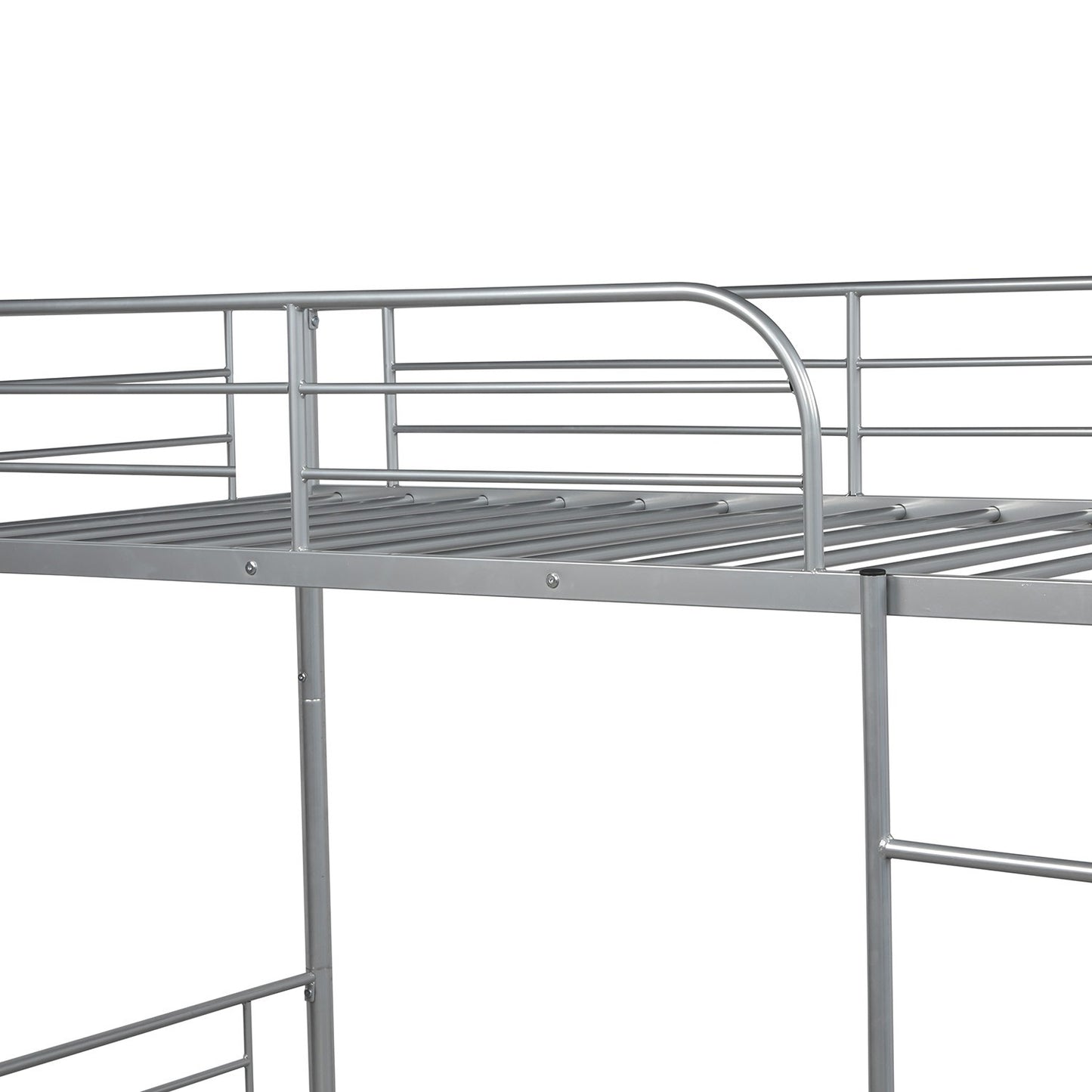 Silver Twin Over Twin Separable Bunk Bed