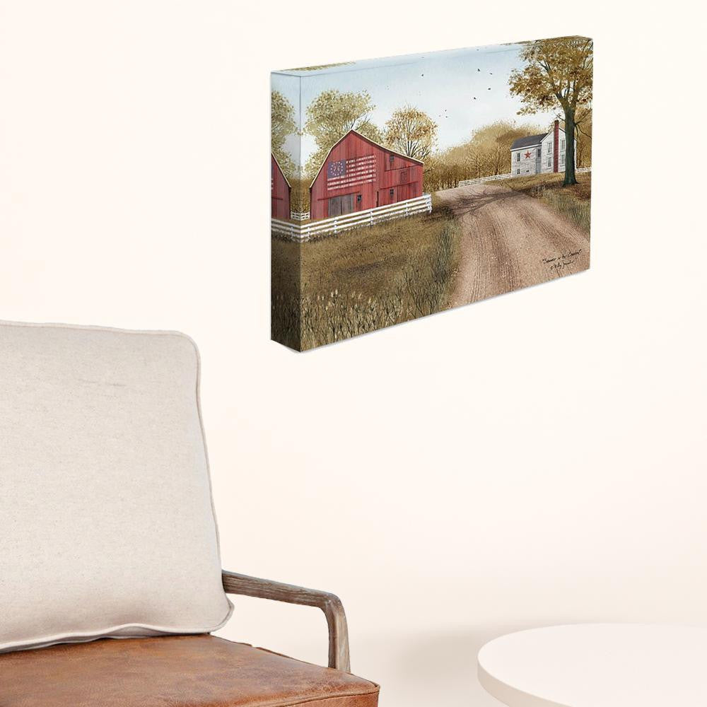 Summer In The Country Wrapped Canvas Print Wall Art