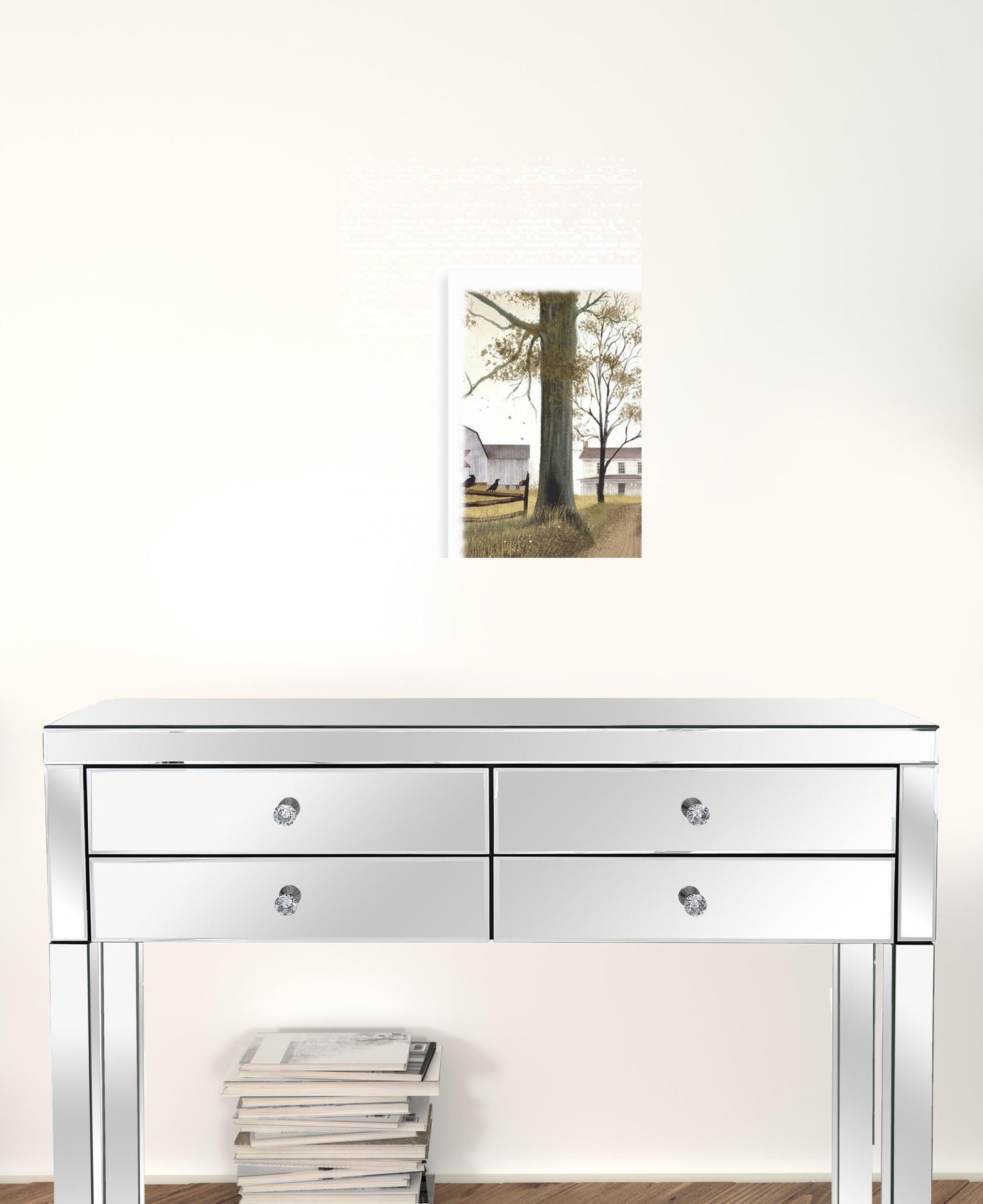 Headin Home 7 White Wrapped Canvas Print Wall Art