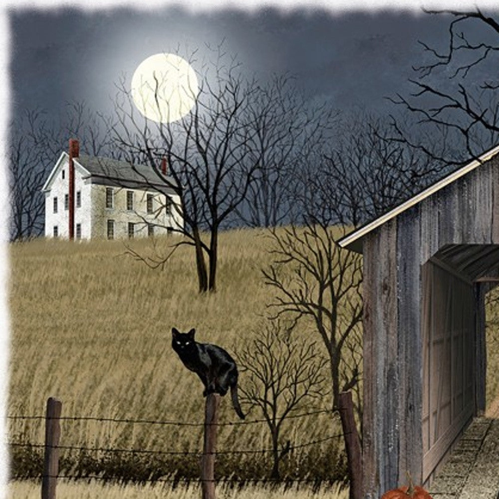 Sleepy Hollow Bridge 3 White Wrapped Canvas Print Wall Art