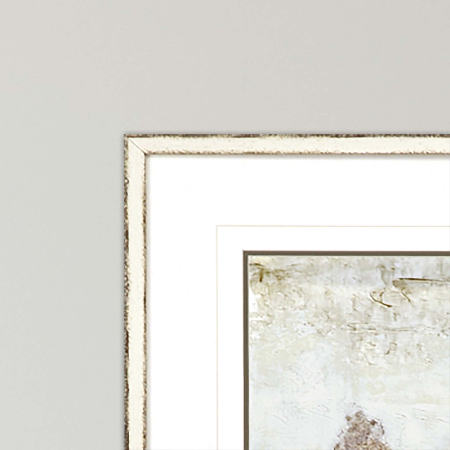 Peaceful Forest I Framed Art White Picture Frame Print Wall Art