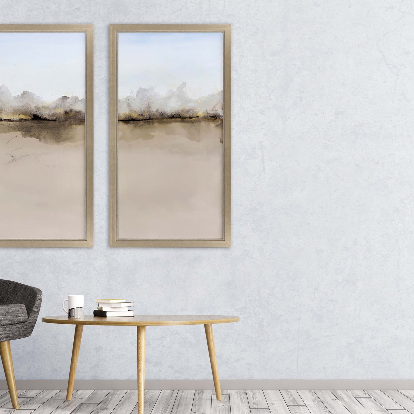 Walk Softly Ii Framed Art Silver Picture Frame Print Wall Art