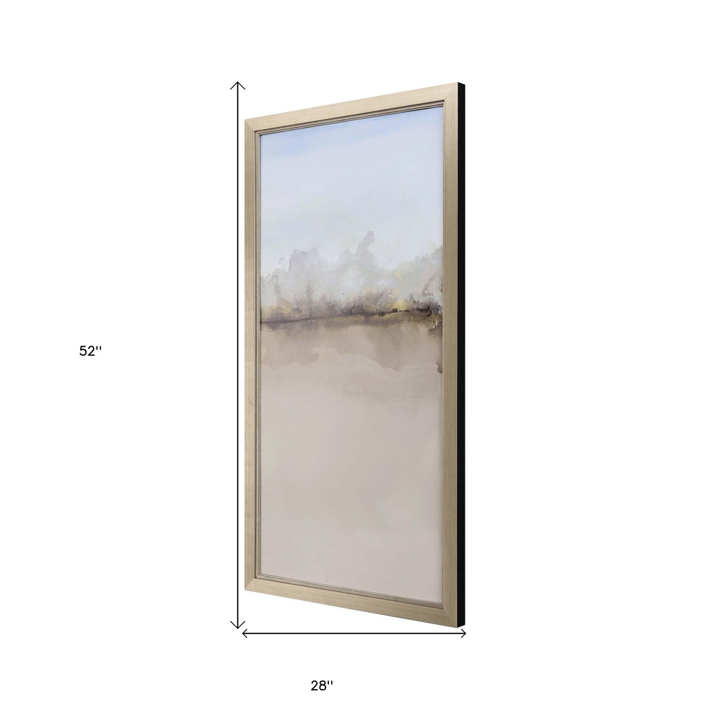 Walk Softly Ii Framed Art Silver Picture Frame Print Wall Art