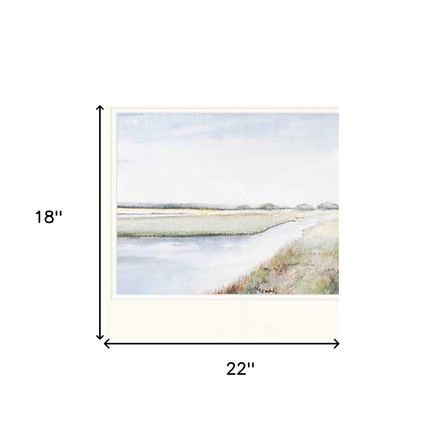 Set Of Four Silver Picture Frame Print Wall Art