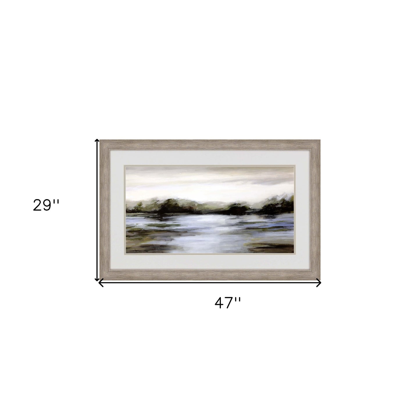 Silver Picture Frame Print Wall Art