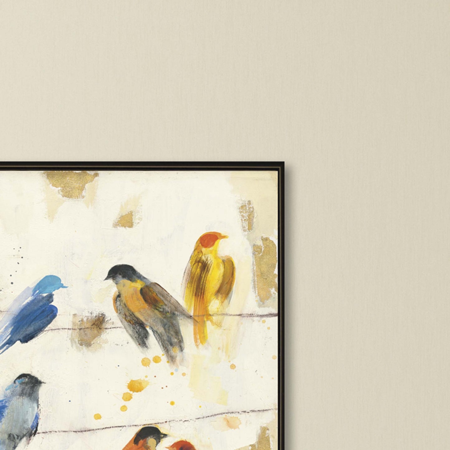 Town Meeting Framed Art Brown Picture Frame Print Wall Art