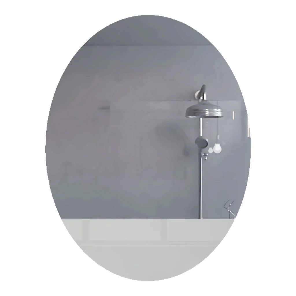 Modern Oval Shaped Wall Mirror
