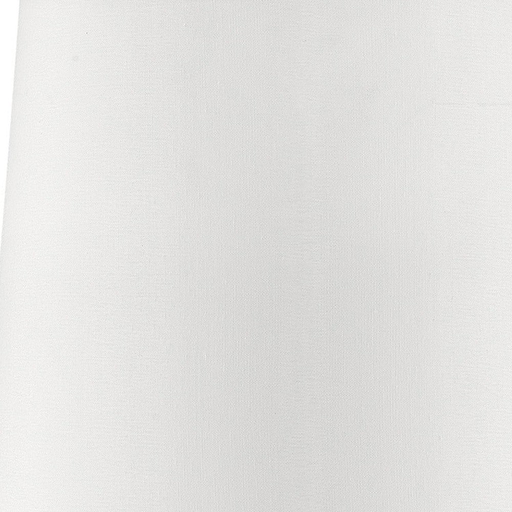 17" Pink Metal Bedside Table Lamp With White Shade