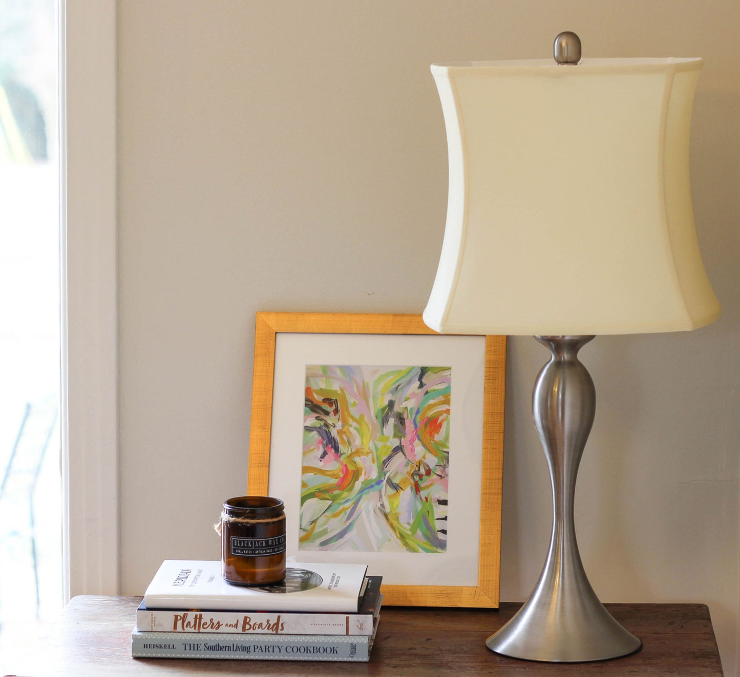 13" Ivory Soft Box Paperback Pongee Silk Lampshade
