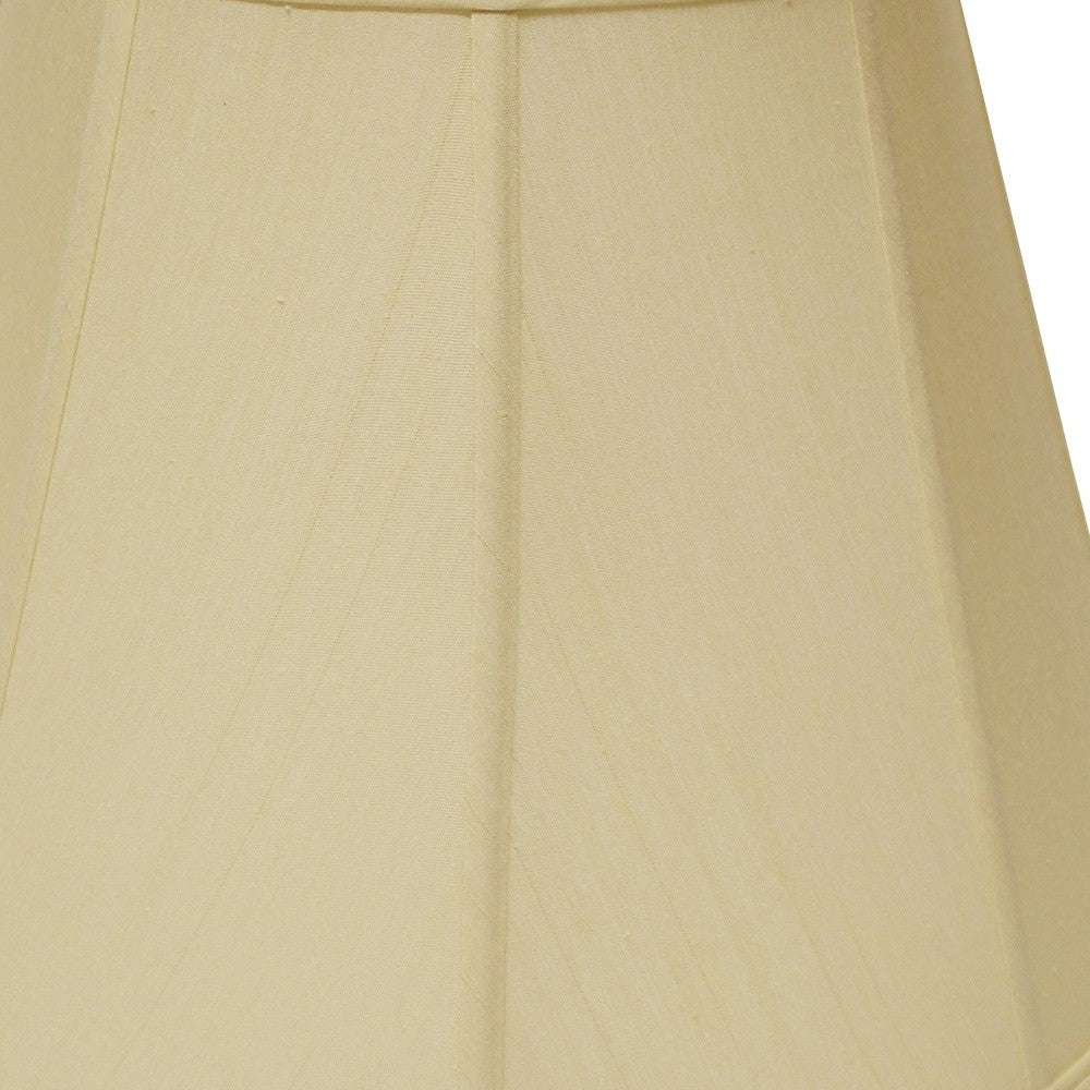 20" Antique White Slanted Empire Monay Shantung Lampshade