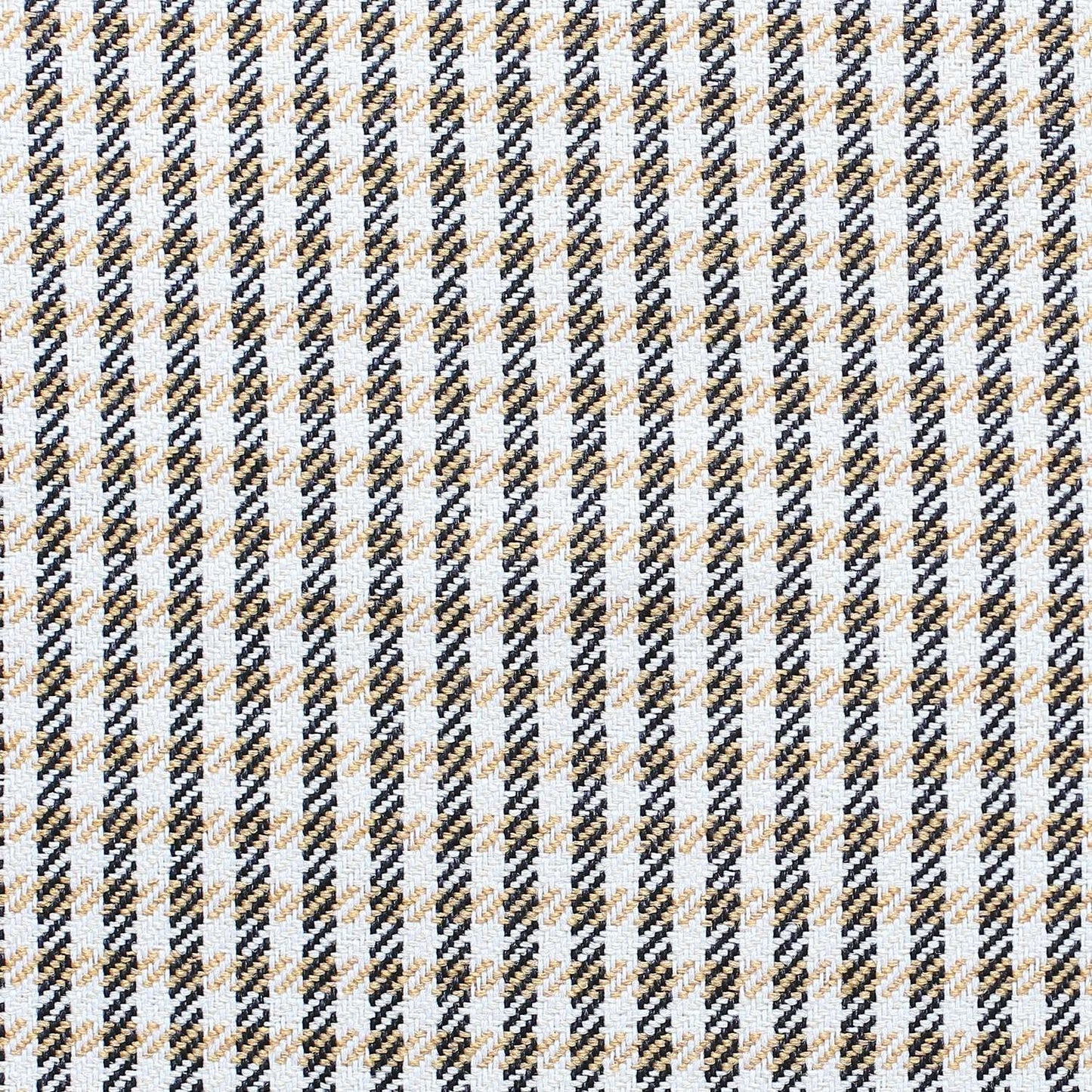 18" X 18" Brown Houndstooth Zippered Handmade Polyester Throw Pillow Cover