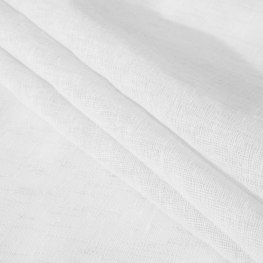 Set of Two 96" White Solid Grommet Window Panels