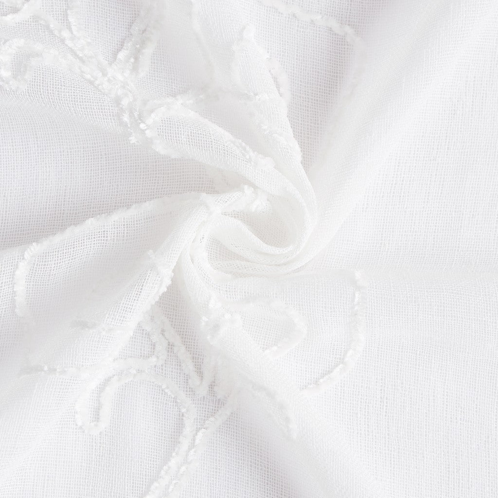 Set of Two 84" Blush Boho Embroidered Window Panels