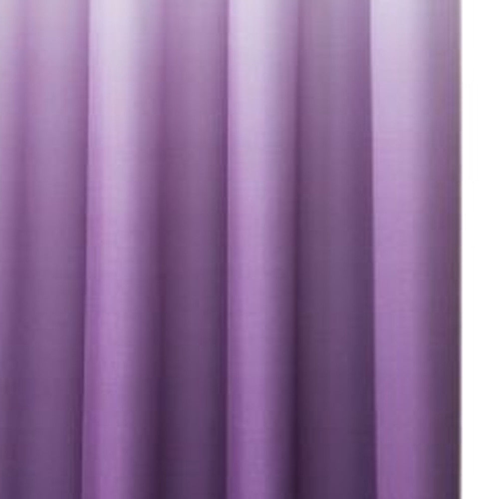 Set of Two 84" Purple Ombre Window Curtain Panels