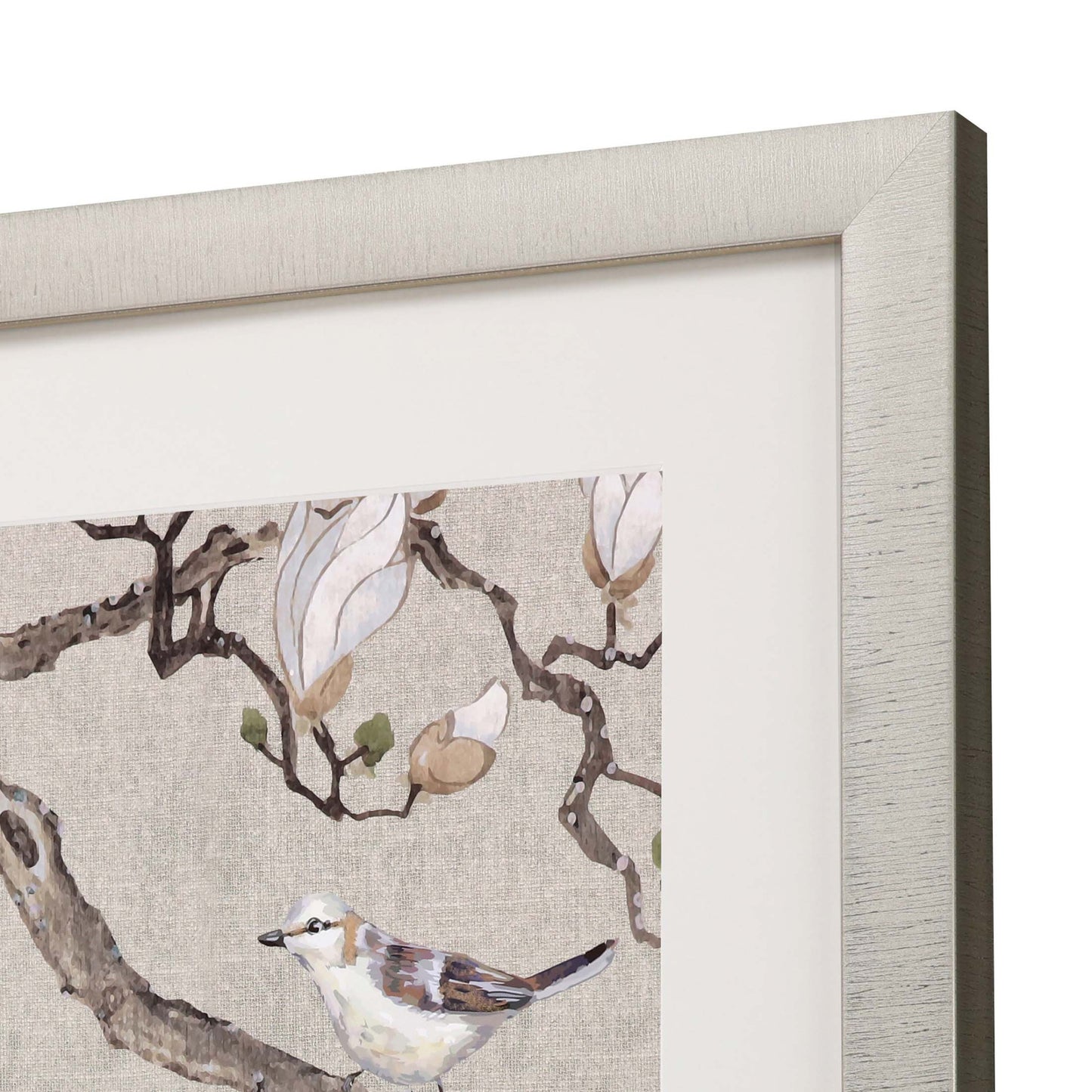 Magnolia Blossom Framed Art Gold Picture Frame Print Wall Art