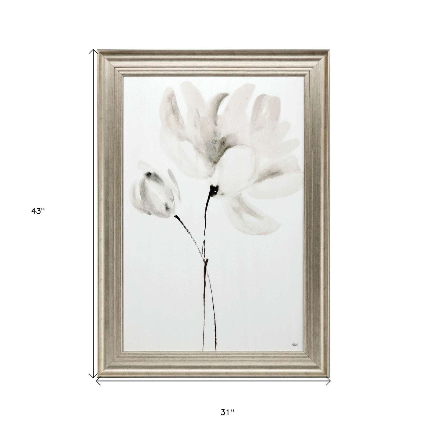 Rise With The Sun Ii Framed Art Silver Picture Frame Print Wall Art