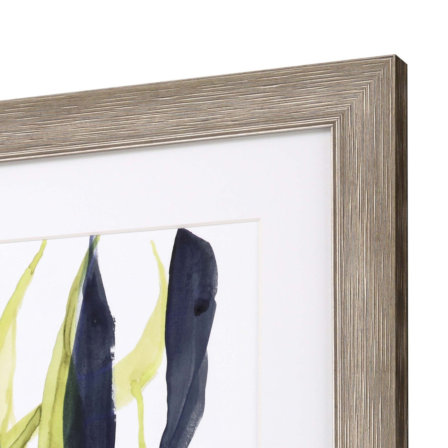 Kelp Embrace I Framed Art Silver Picture Frame Print Wall Art