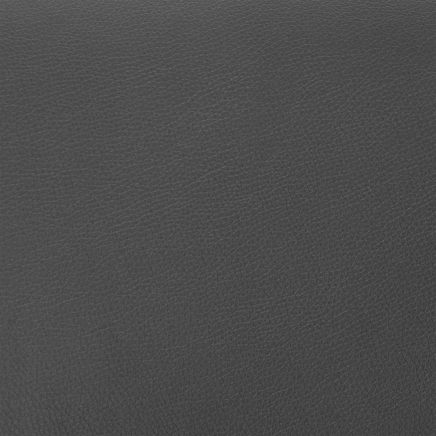 30" Gray on Black Faux Leather Comfy Swivel Bar Stool