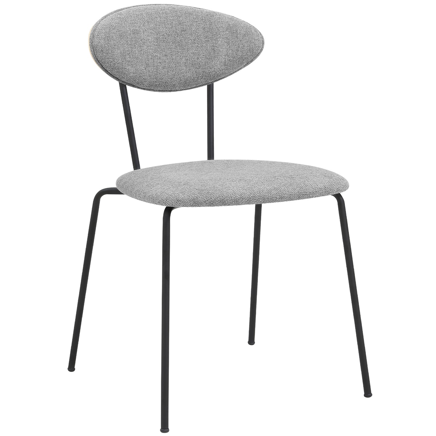 37" Gray Faux Leather And Iron Counter Height Bar Chair