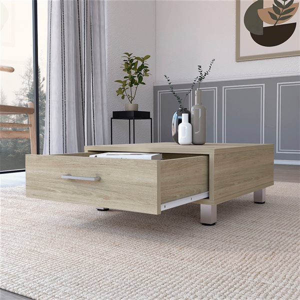 24" Light Pine Coffee Table