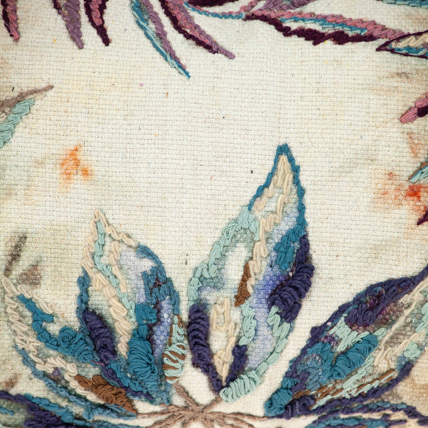 14 X 20 Multicolor Zippered 100% Cotton Throw Pillow