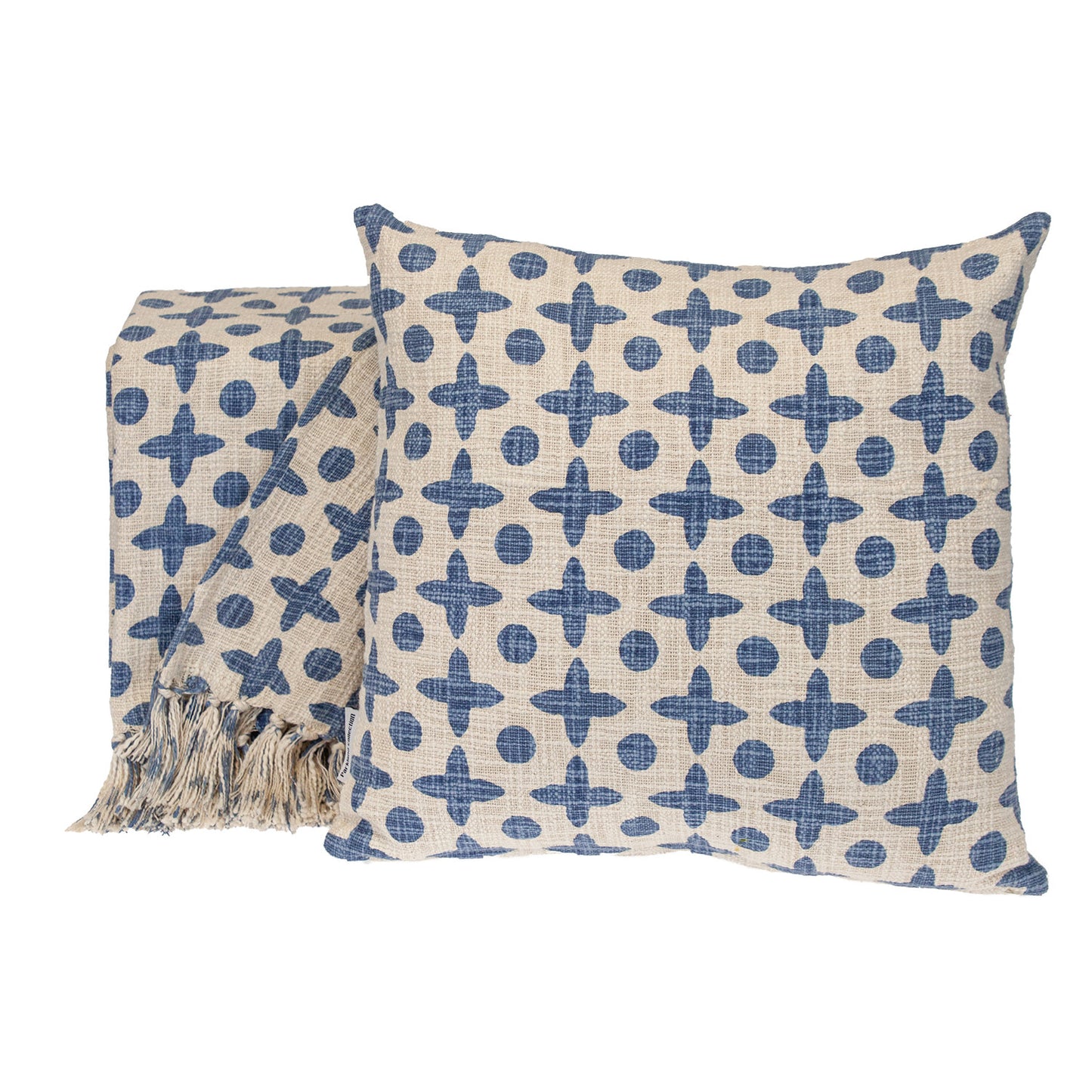 Parkland Collection Print Transitional Blue Rectangle 50" x 60" Throw