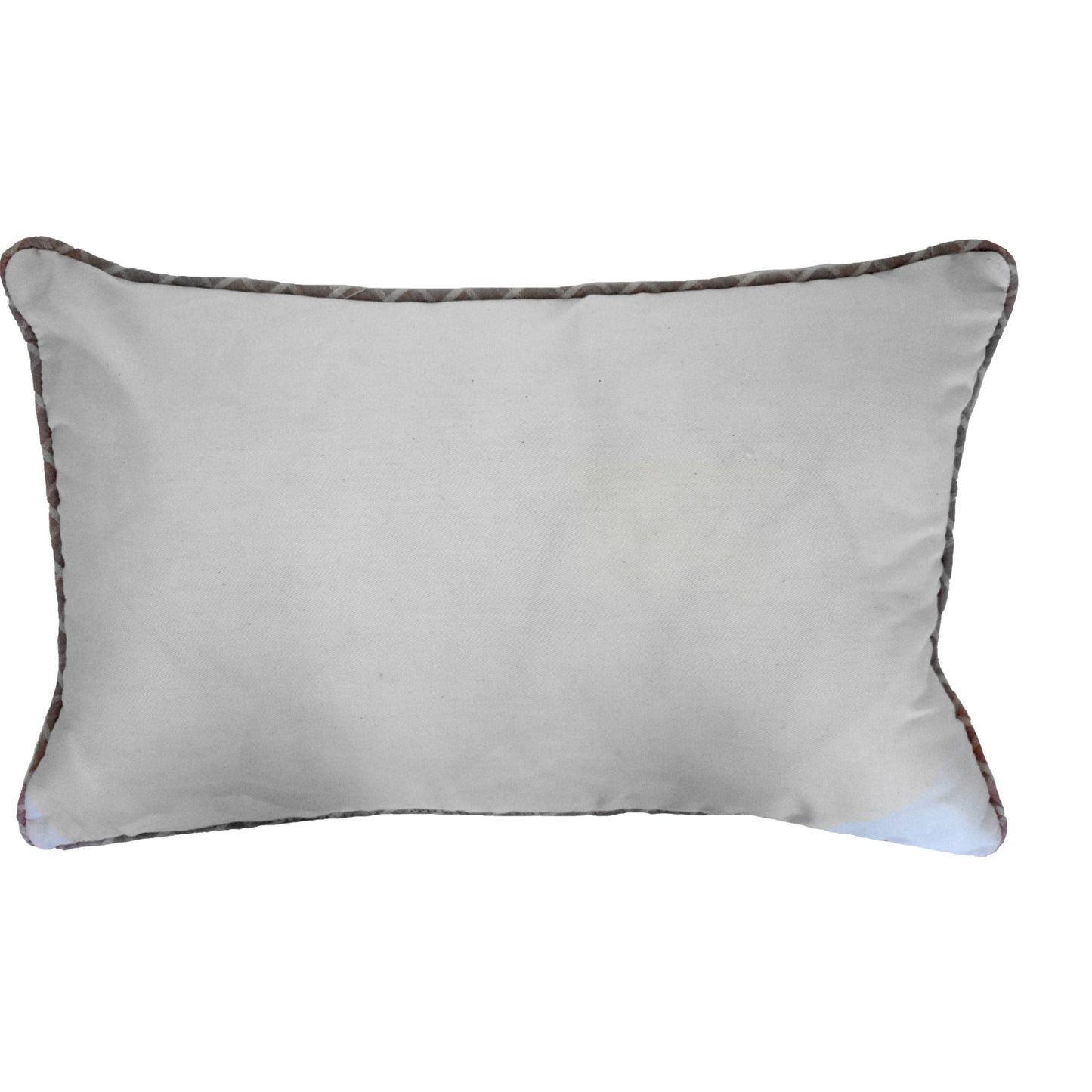 13" X 20" White and Pink Easter Bunny Pink Truck Throw Pillow