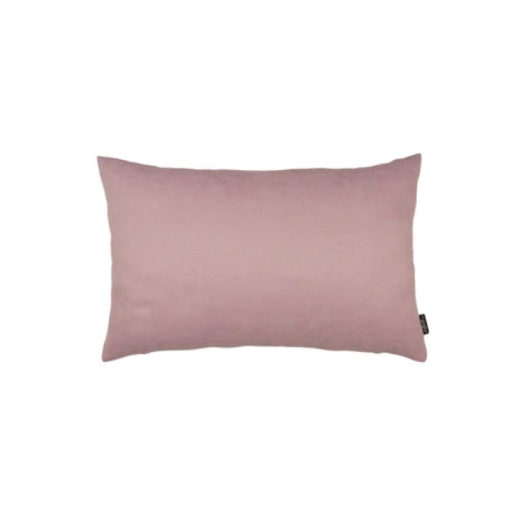 Set Of Two 12" X 20" Light Pink Zippered Polyester Lumbar Pillow Cover
