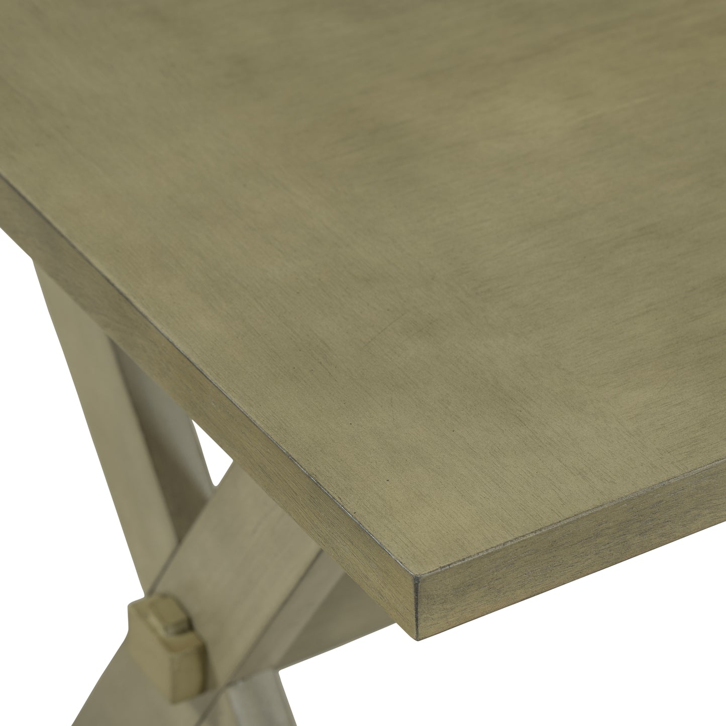 46" Gray Rectangular Coffee Table