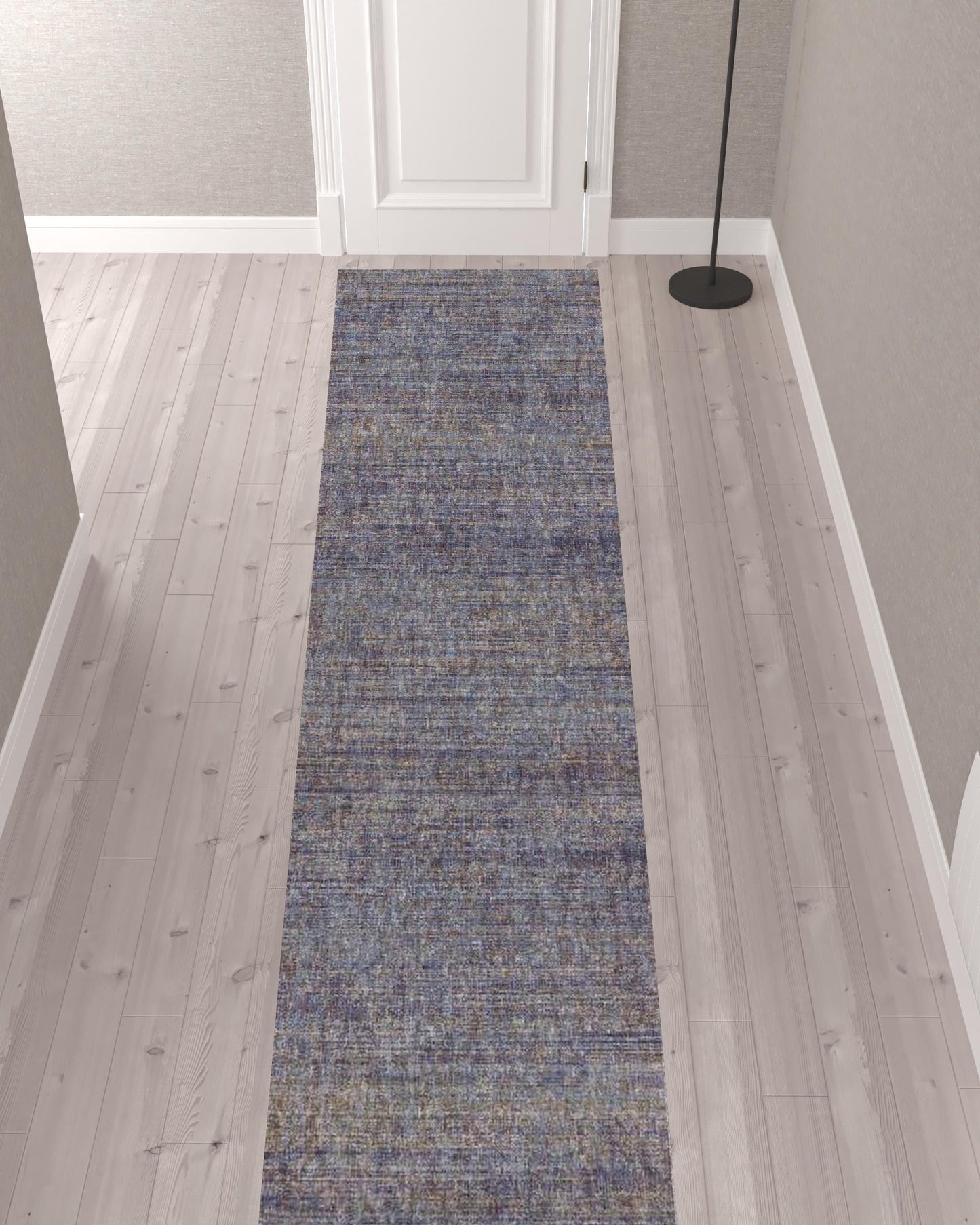 2' X 10' Gold Rust Brown And Ivory Power Loom Stain Resistant Runner Rug