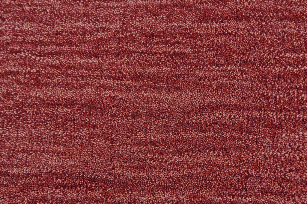 8' X 11' Blue Wool Hand Woven Stain Resistant Area Rug