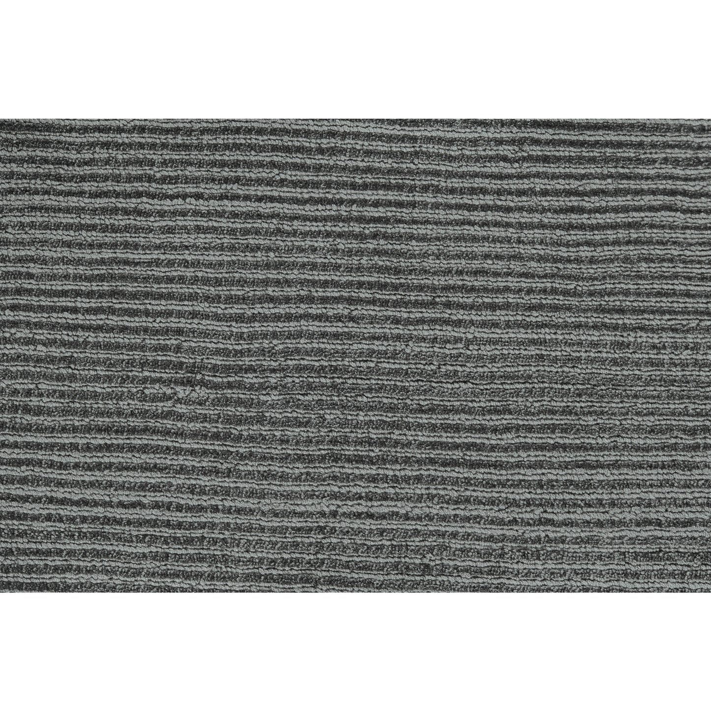 4' X 6' Gray And Black Hand Woven Area Rug