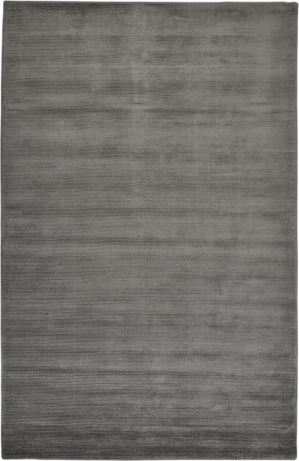 4' X 6' Gray And Black Hand Woven Area Rug