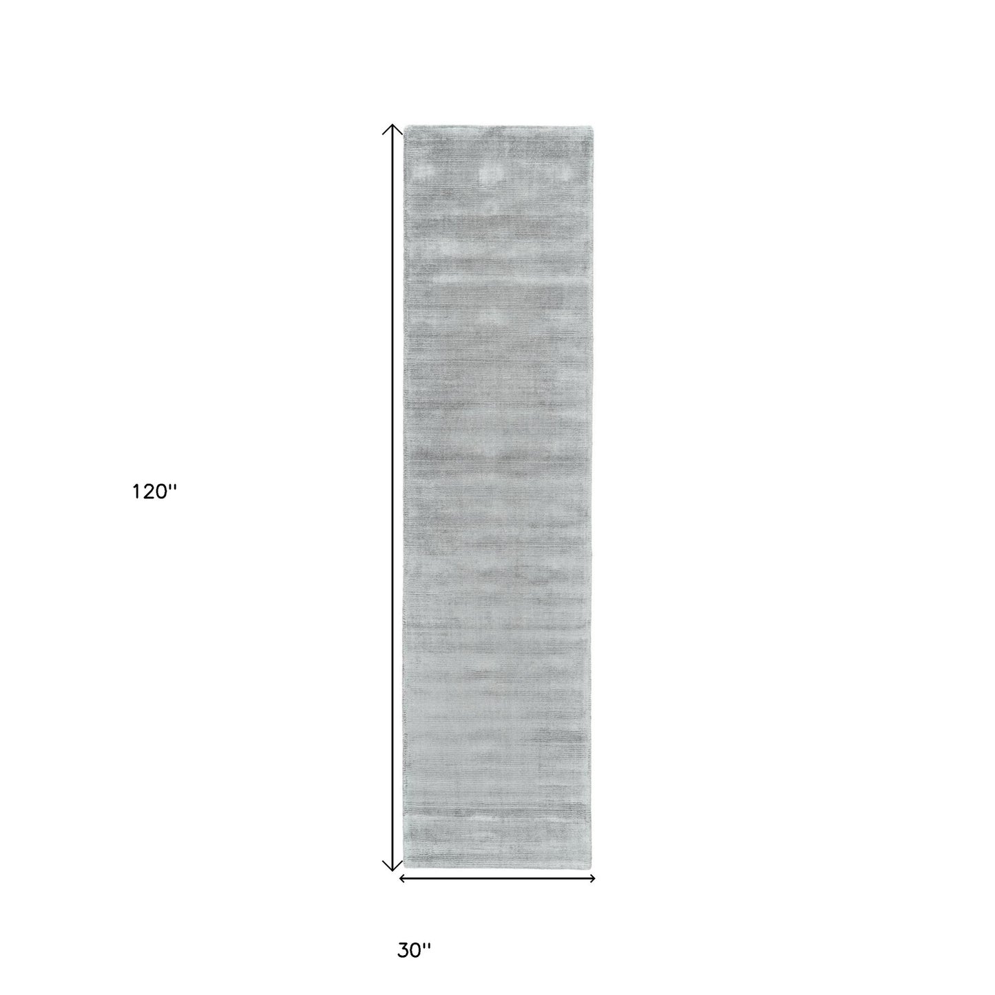 4' X 6' Gray And Black Hand Woven Area Rug