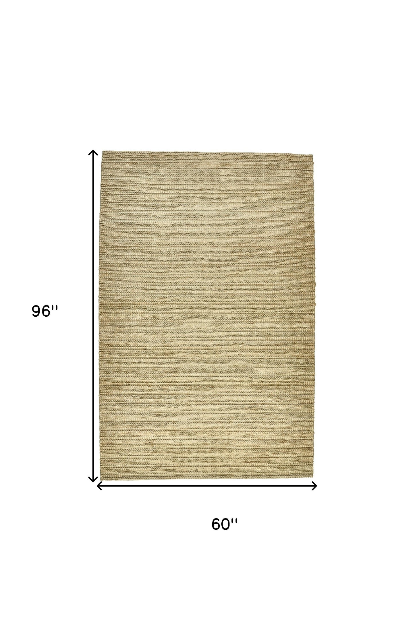 2' X 3' Tan Ivory And Taupe Hand Woven Area Rug