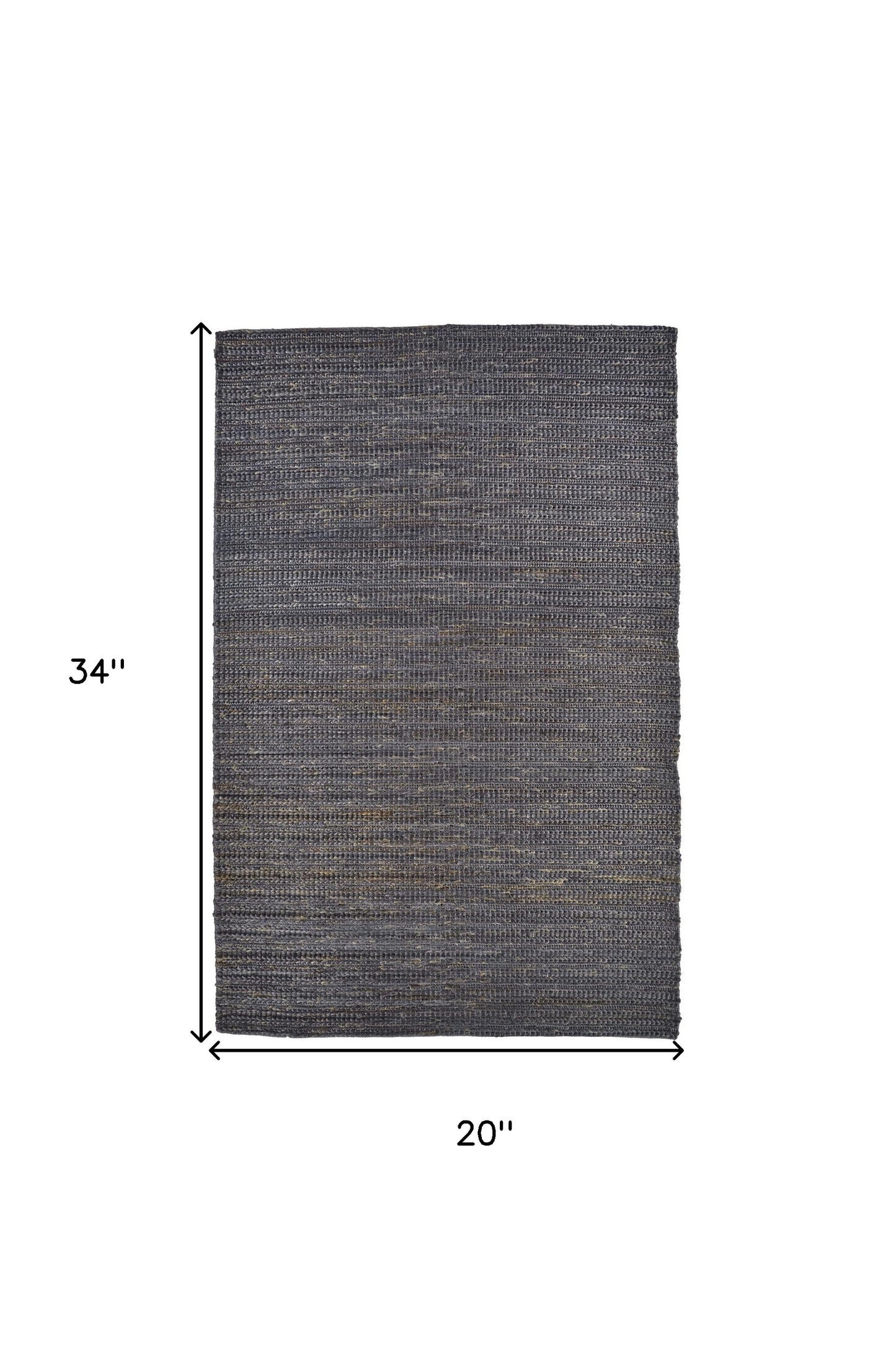 2' X 3' Tan Ivory And Taupe Hand Woven Area Rug