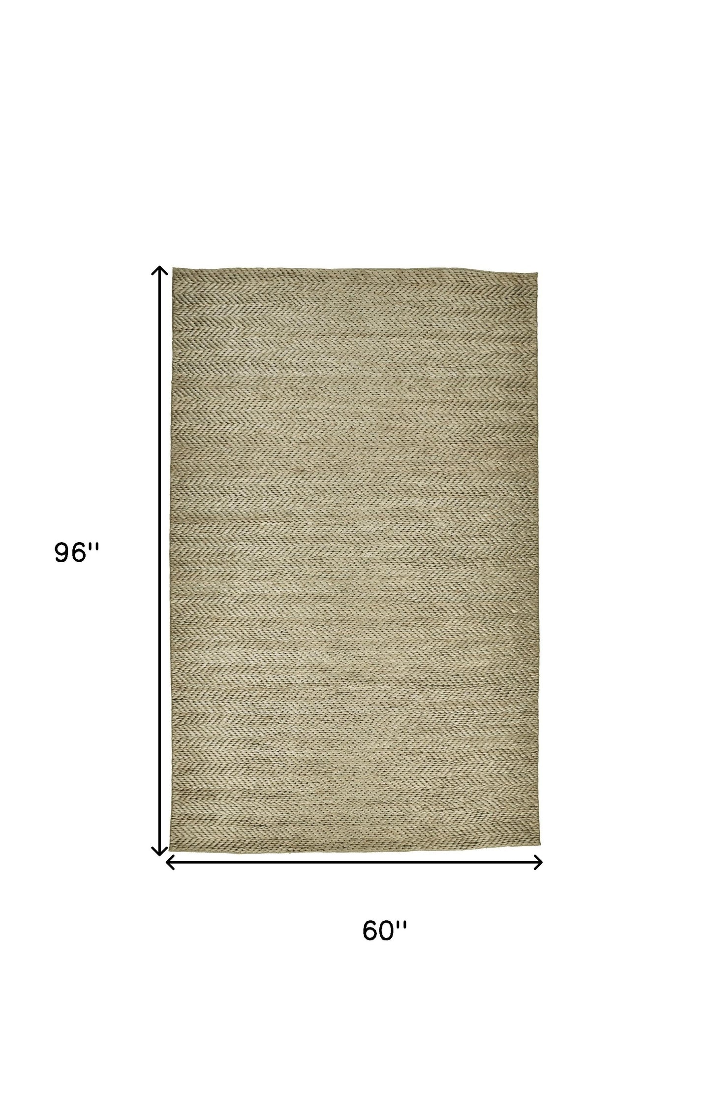 8' X 11' Tan And Gray Hand Woven Area Rug