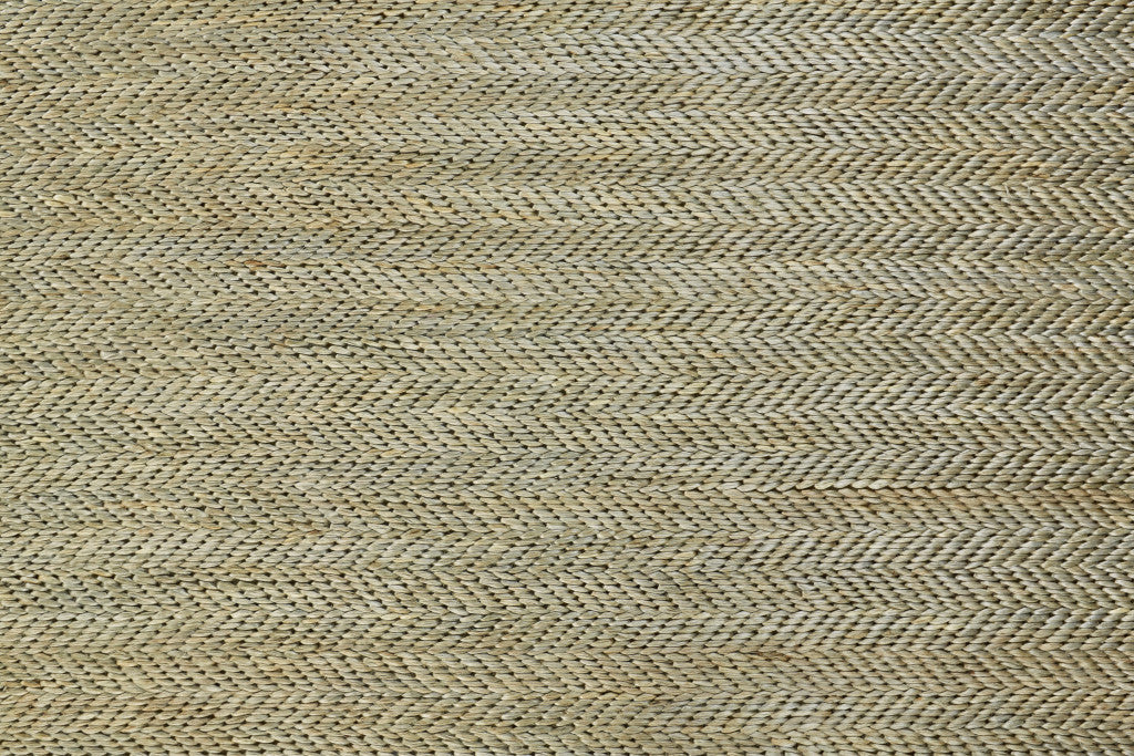 8' X 11' Tan And Gray Hand Woven Area Rug