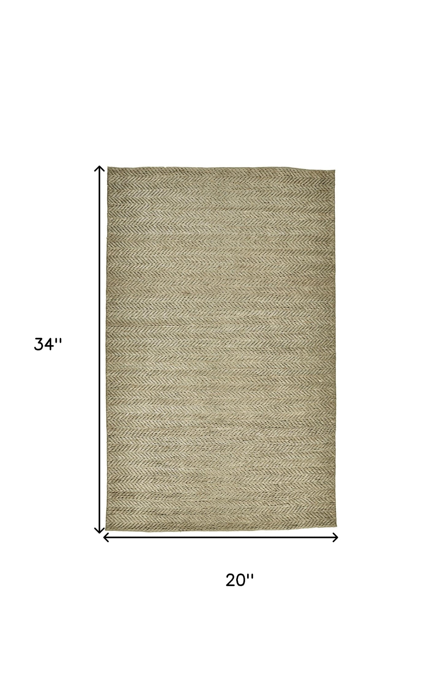 8' X 11' Tan And Gray Hand Woven Area Rug