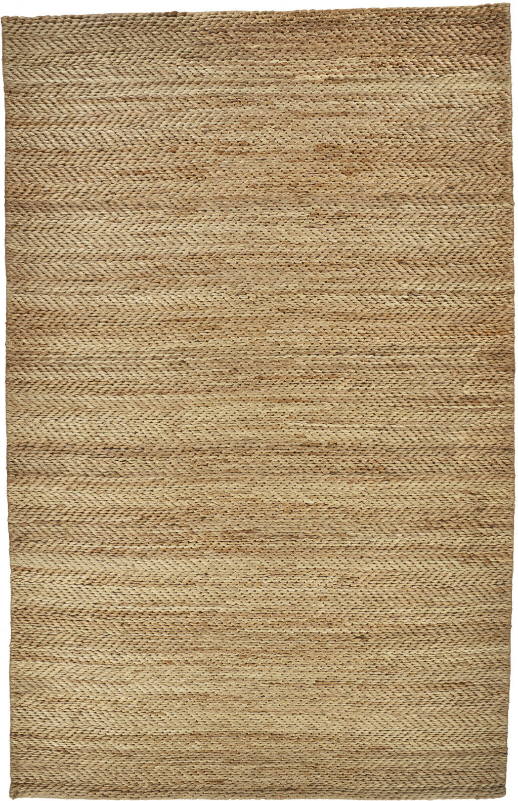 8' X 11' Tan And Gray Hand Woven Area Rug