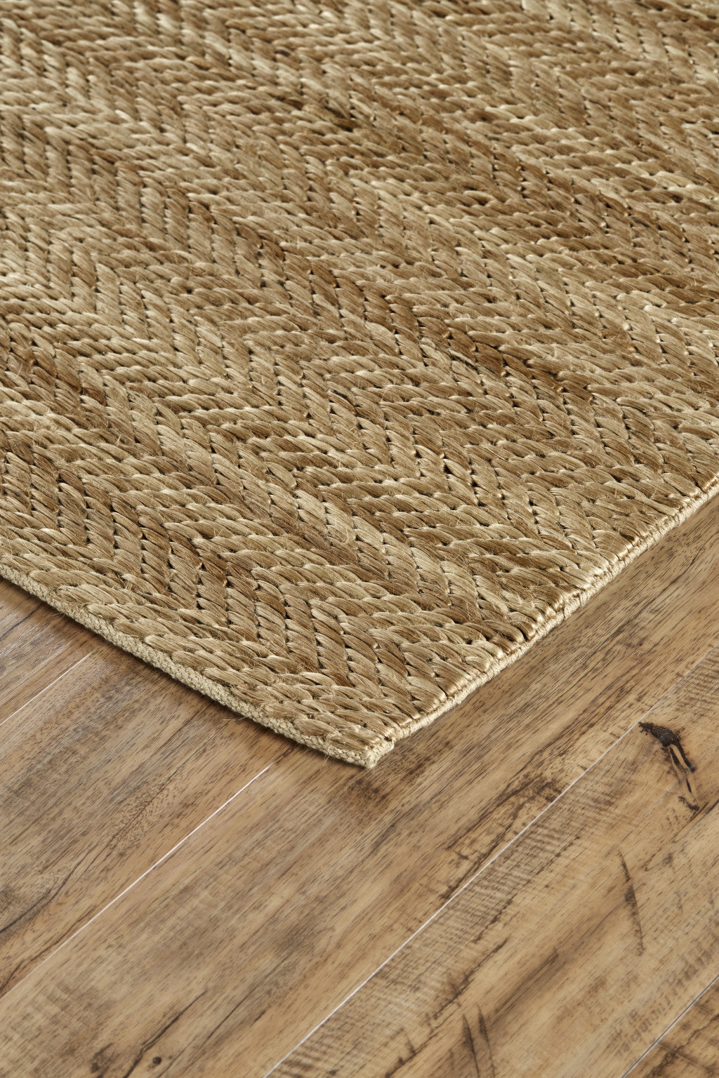 8' X 11' Tan And Gray Hand Woven Area Rug