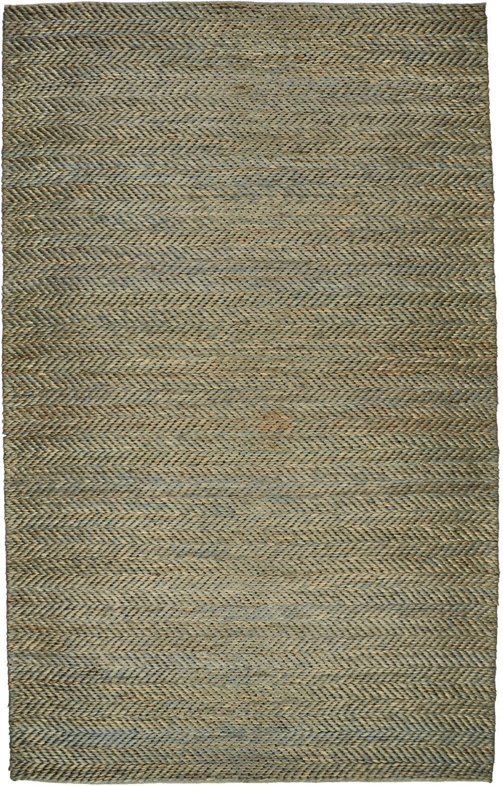 8' X 11' Tan And Gray Hand Woven Area Rug