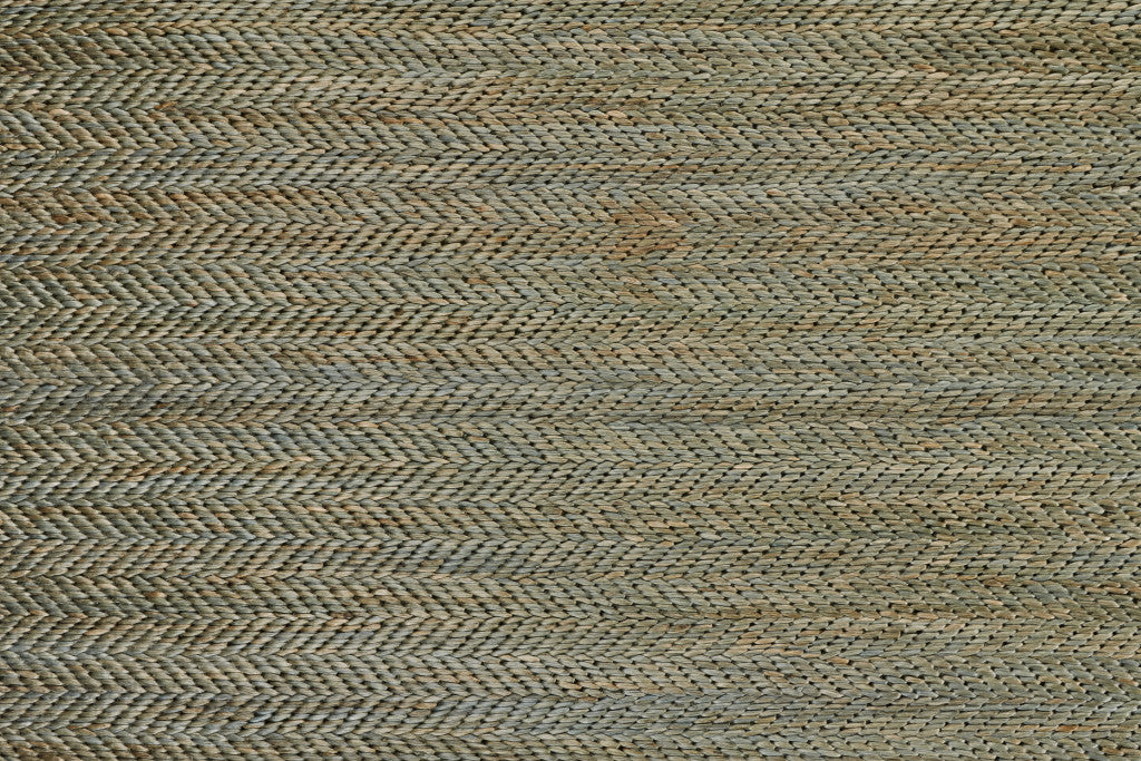 8' X 11' Tan And Gray Hand Woven Area Rug