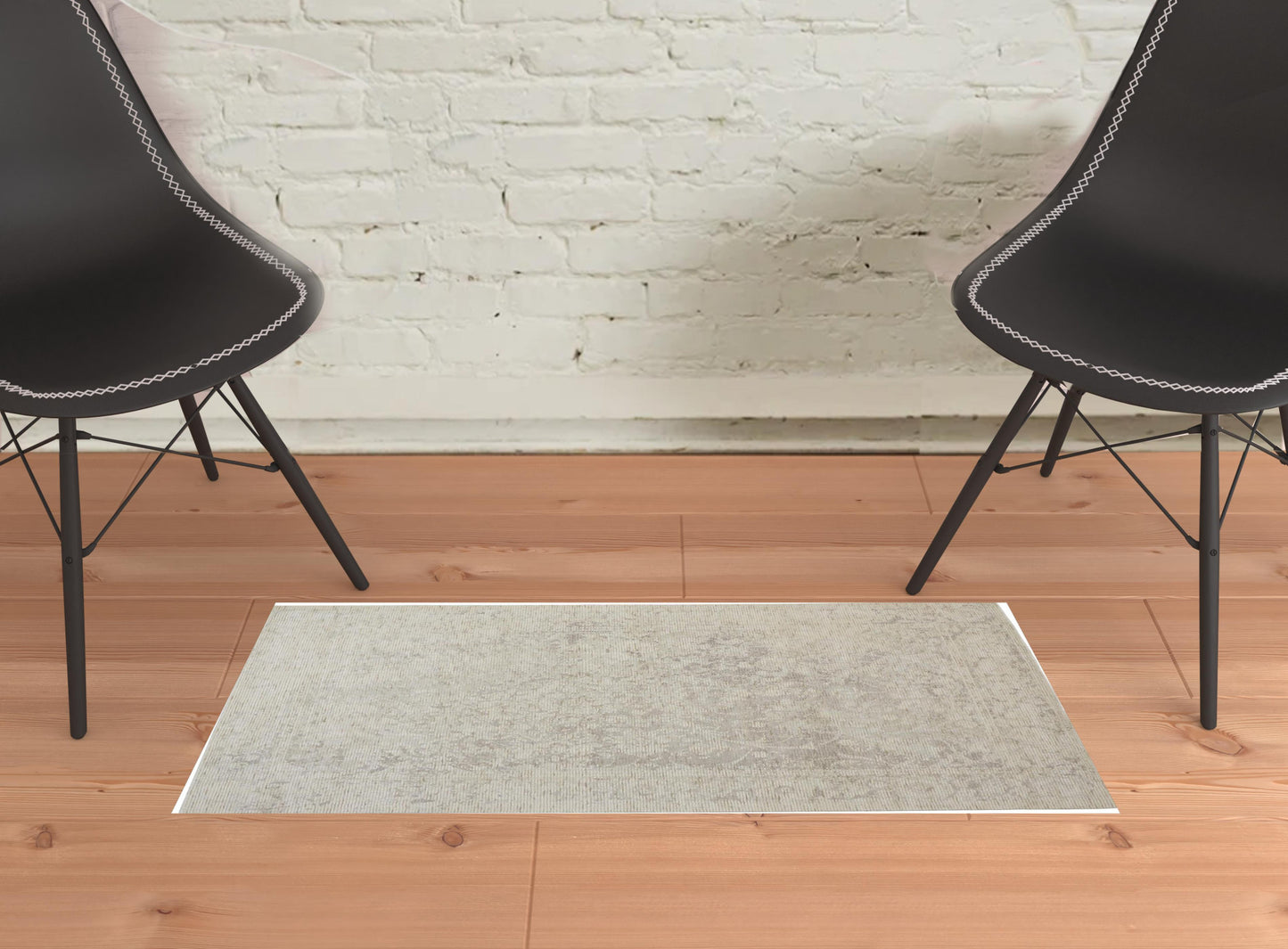 8' X 11' Ivory And Tan Abstract Hand Woven Area Rug