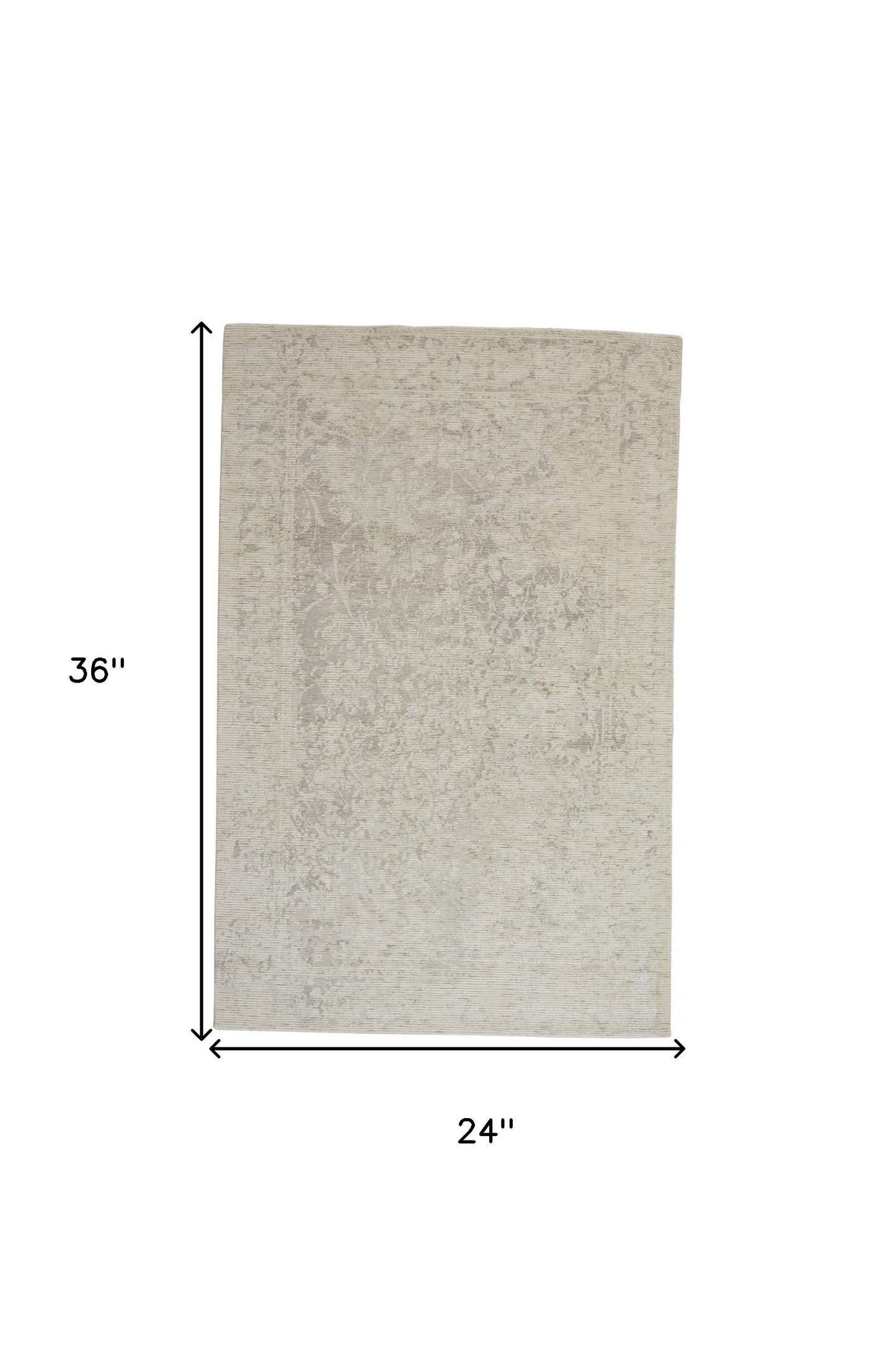 8' X 11' Ivory And Tan Abstract Hand Woven Area Rug