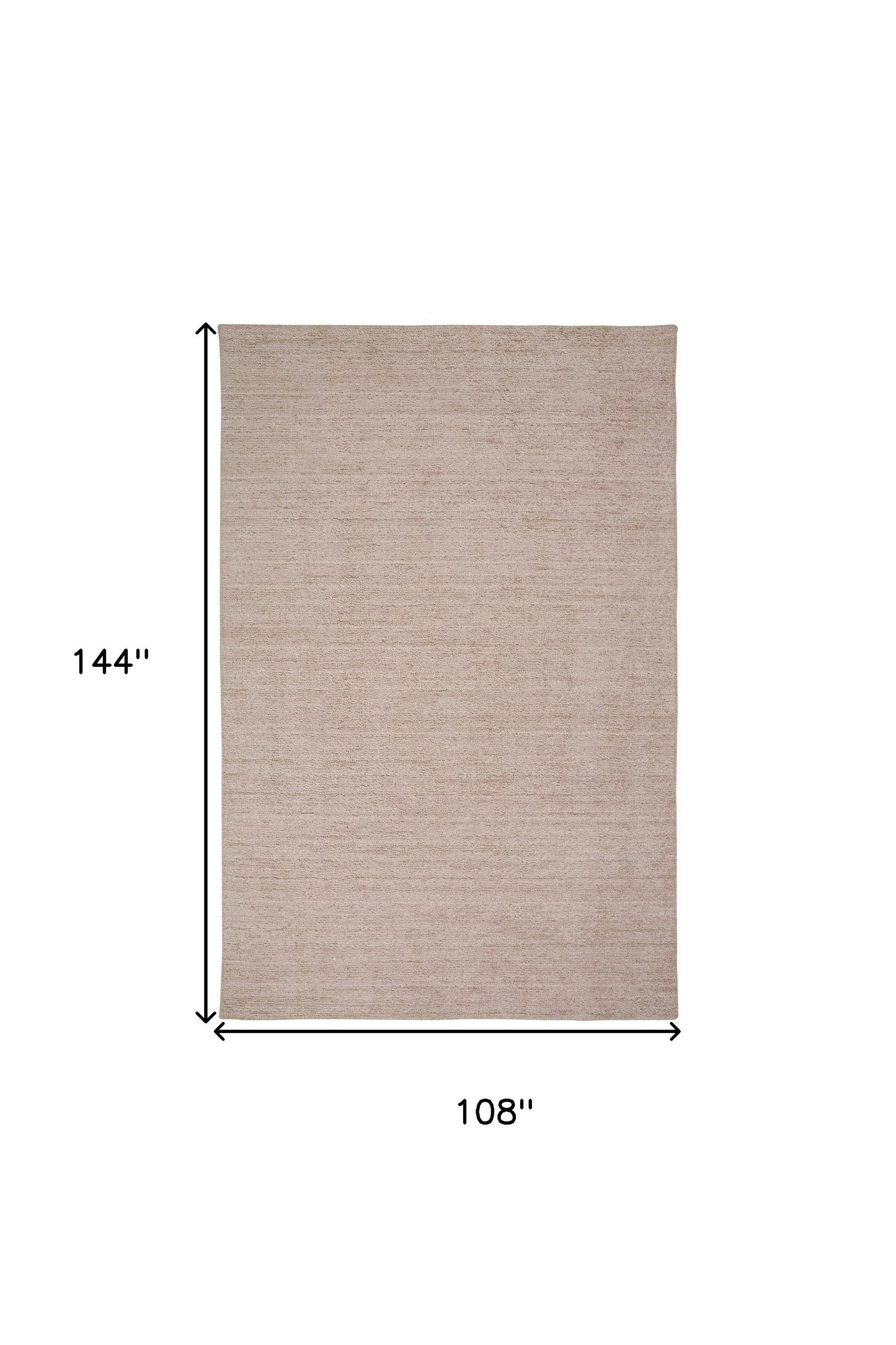 4' X 6' Pink And Ivory Hand Woven Area Rug