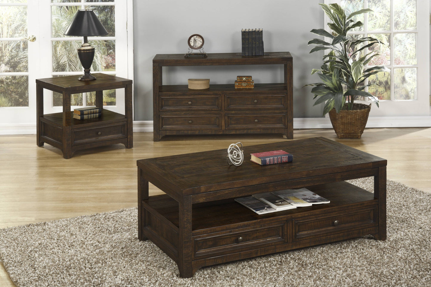 48" Dark Mocha Solid Wood Rectangular Lift Top Storage Coffee Table